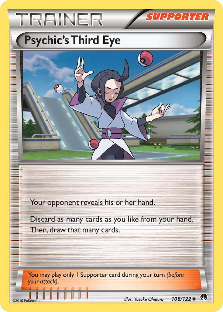 Psychic's Third Eye (108/122) [XY: BREAKpoint] | Gear Gaming Bentonville