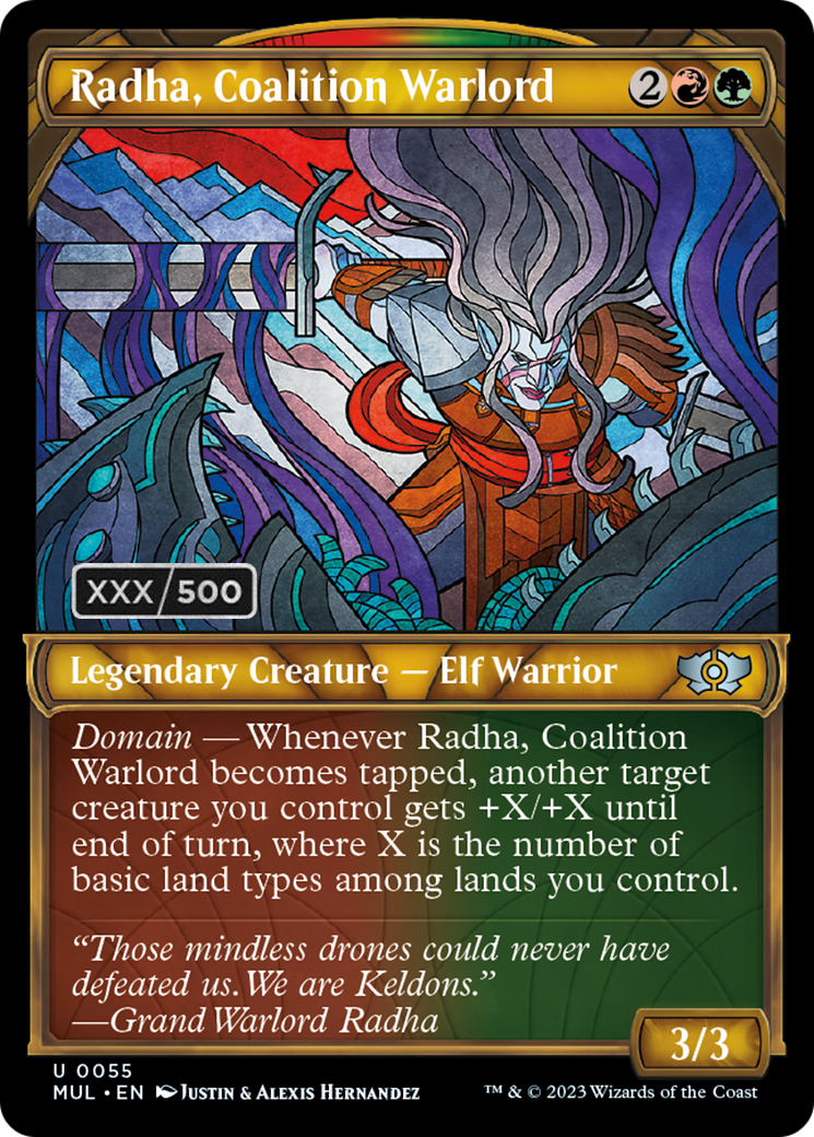 Radha, Coalition Warlord (Serialized) [Multiverse Legends] | Gear Gaming Bentonville