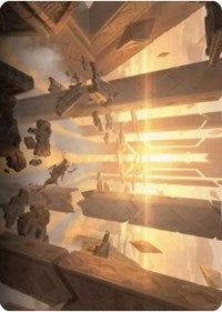 Skyclave Basilica Art Card [Zendikar Rising Art Series] | Gear Gaming Bentonville