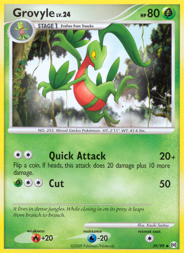 Grovyle (39/99) [Platinum: Arceus] | Gear Gaming Bentonville