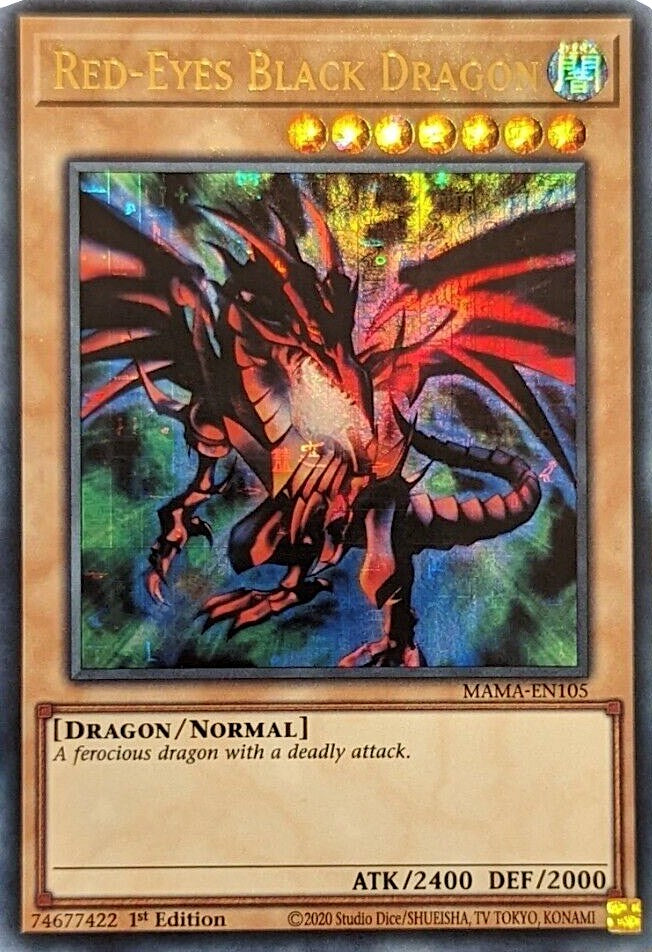 Red-Eyes Black Dragon [MAMA-EN105] Ultra Pharaoh's Rare | Gear Gaming Bentonville