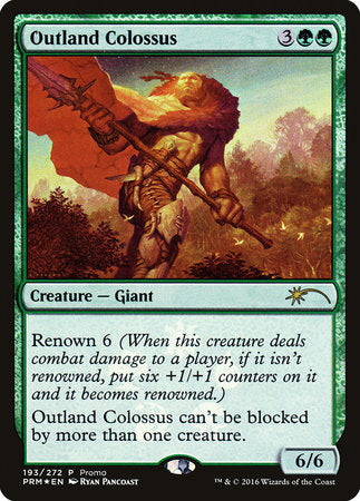 Outland Colossus [Unique and Miscellaneous Promos] | Gear Gaming Bentonville