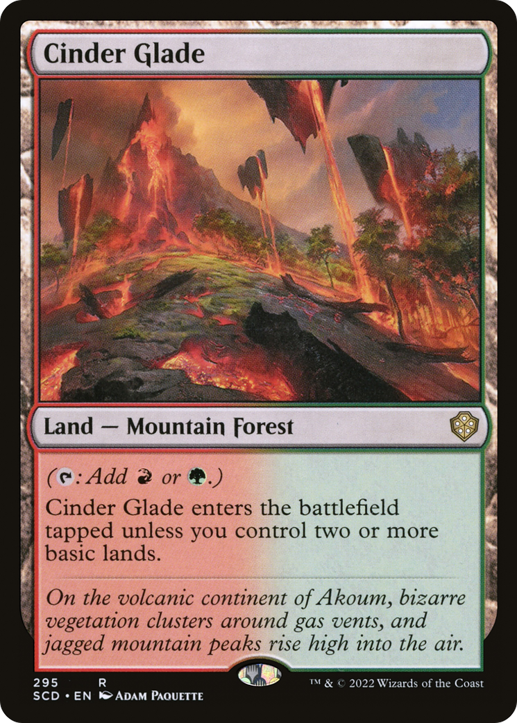 Cinder Glade [Starter Commander Decks] | Gear Gaming Bentonville