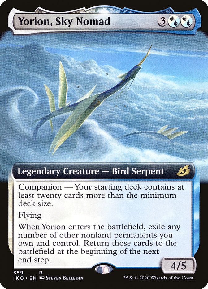 Yorion, Sky Nomad (Extended Art) [Ikoria: Lair of Behemoths] | Gear Gaming Bentonville