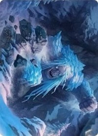 Icehide Troll Art Card [Kaldheim: Art Series] | Gear Gaming Bentonville