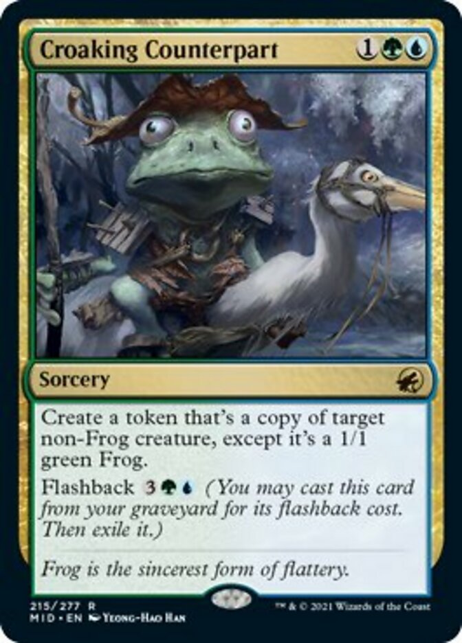 Croaking Counterpart [Innistrad: Midnight Hunt] | Gear Gaming Bentonville