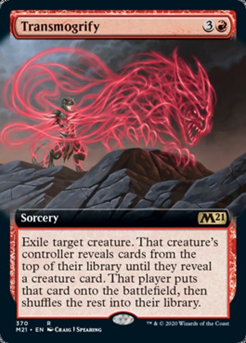 Transmogrify (Extended Art) [Core Set 2021] | Gear Gaming Bentonville