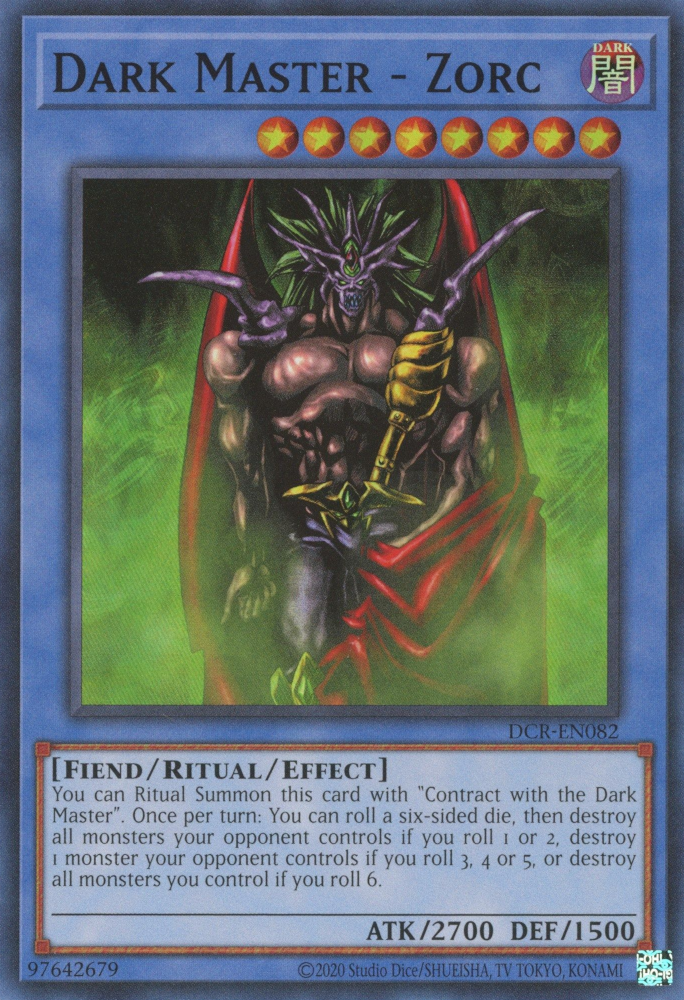Dark Master - Zorc [DCR-EN082] Super Rare | Gear Gaming Bentonville