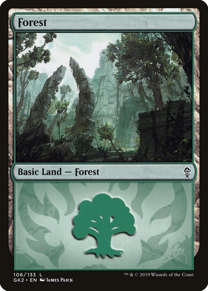 Forest (106) [Ravnica Allegiance Guild Kit] | Gear Gaming Bentonville