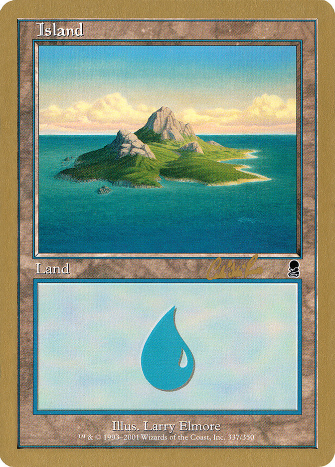 Island (cr337a) (Carlos Romao) [World Championship Decks 2002] | Gear Gaming Bentonville