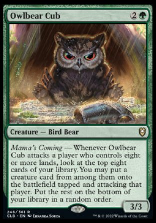 Owlbear Cub [Commander Legends: Battle for Baldur's Gate] | Gear Gaming Bentonville