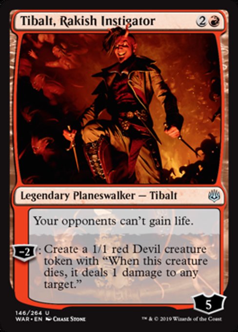 Tibalt, Rakish Instigator [War of the Spark] | Gear Gaming Bentonville