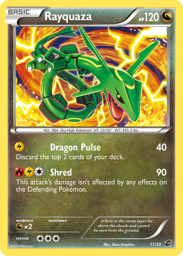 Rayquaza (11/20) [Black & White: Dragon Vault] | Gear Gaming Bentonville