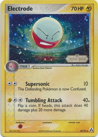 Electrode (32/92) (Stamped) [EX: Legend Maker] | Gear Gaming Bentonville