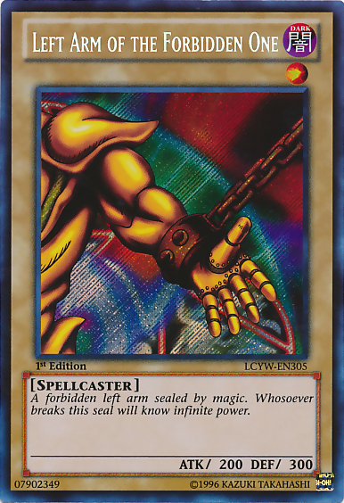 Left Arm of the Forbidden One [LCYW-EN305] Secret Rare | Gear Gaming Bentonville