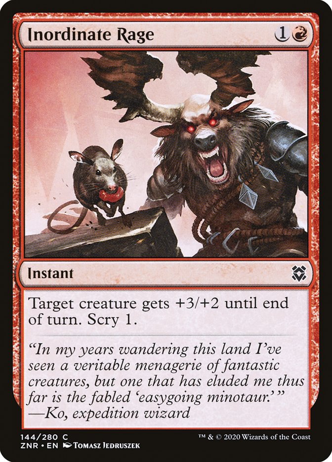 Inordinate Rage [Zendikar Rising] | Gear Gaming Bentonville