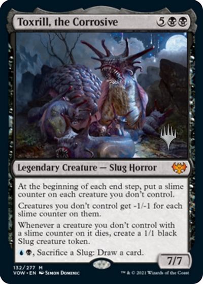 Toxrill, the Corrosive (Promo Pack) [Innistrad: Crimson Vow Promos] | Gear Gaming Bentonville