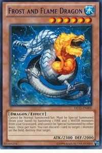 Frost and Flame Dragon (Green) [Duelist League Promo] [DL15-EN005] | Gear Gaming Bentonville