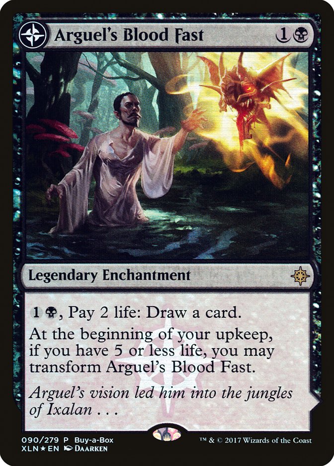 Arguel's Blood Fast // Temple of Aclazotz (Buy-A-Box) [Ixalan Treasure Chest] | Gear Gaming Bentonville