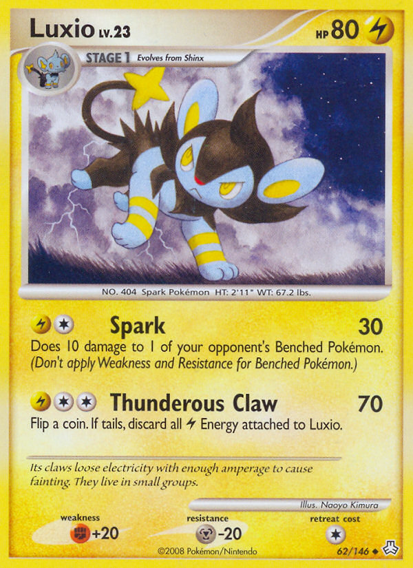 Luxio (62/146) [Diamond & Pearl: Legends Awakened] | Gear Gaming Bentonville