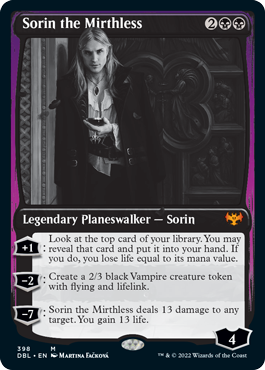 Sorin the Mirthless [Innistrad: Double Feature] | Gear Gaming Bentonville