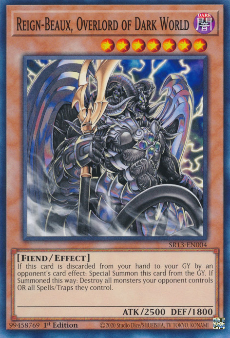 Reign-Beaux, Overlord of Dark World [SR13-EN004] Common | Gear Gaming Bentonville