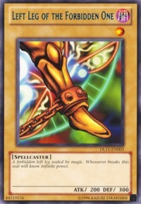 Left Leg of the Forbidden One (Blue) [Duelist League Promo] [DL11-EN003] | Gear Gaming Bentonville
