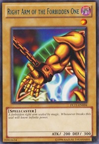 Right Arm of the Forbidden One (Blue) [Duelist League Promo] [DL11-EN004] | Gear Gaming Bentonville