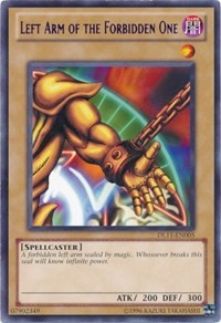 Left Arm of the Forbidden One (Blue) [Duelist League Promo] [DL11-EN005] | Gear Gaming Bentonville