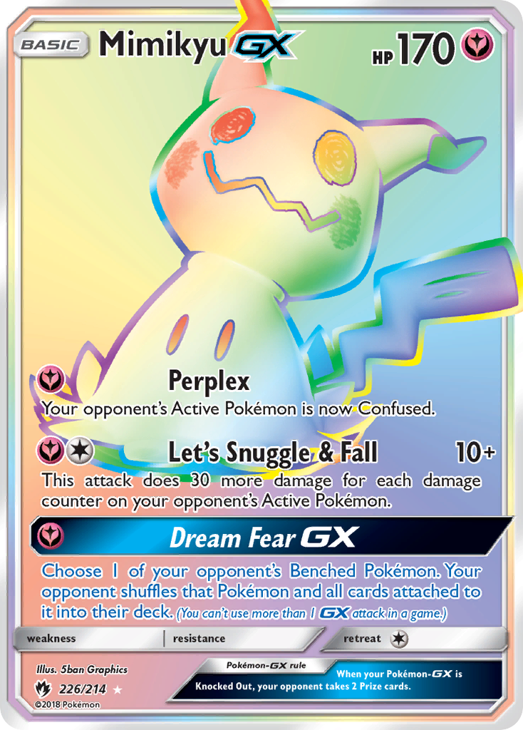 Mimikyu GX (226/214) [Sun & Moon: Lost Thunder] | Gear Gaming Bentonville