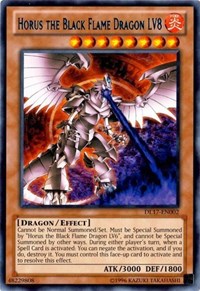 Horus the Black Flame Dragon LV8 (Blue) [Duelist League Promo] [DL17-EN002] | Gear Gaming Bentonville