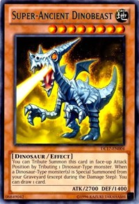 Super-Ancient Dinobeast (Green) [Duelist League Promo] [DL17-EN004] | Gear Gaming Bentonville