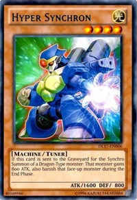 Hyper Synchron (Blue) [Duelist League Promo] [DL17-EN006] | Gear Gaming Bentonville