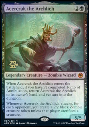 Acererak the Archlich [Dungeons & Dragons: Adventures in the Forgotten Realms Prerelease Promos] | Gear Gaming Bentonville