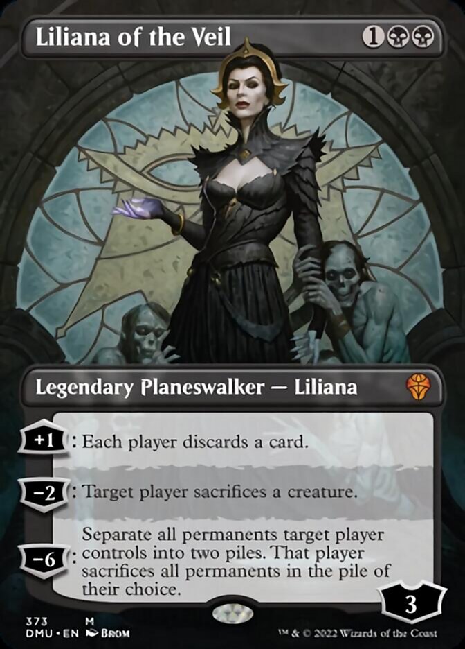 Liliana of the Veil (Borderless) [Dominaria United] | Gear Gaming Bentonville