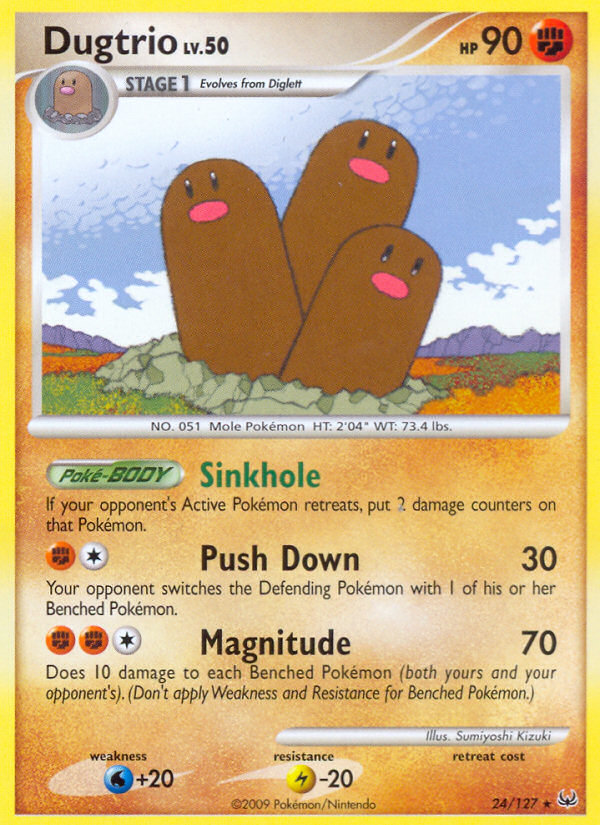 Dugtrio (24/127) [Platinum: Base Set] | Gear Gaming Bentonville