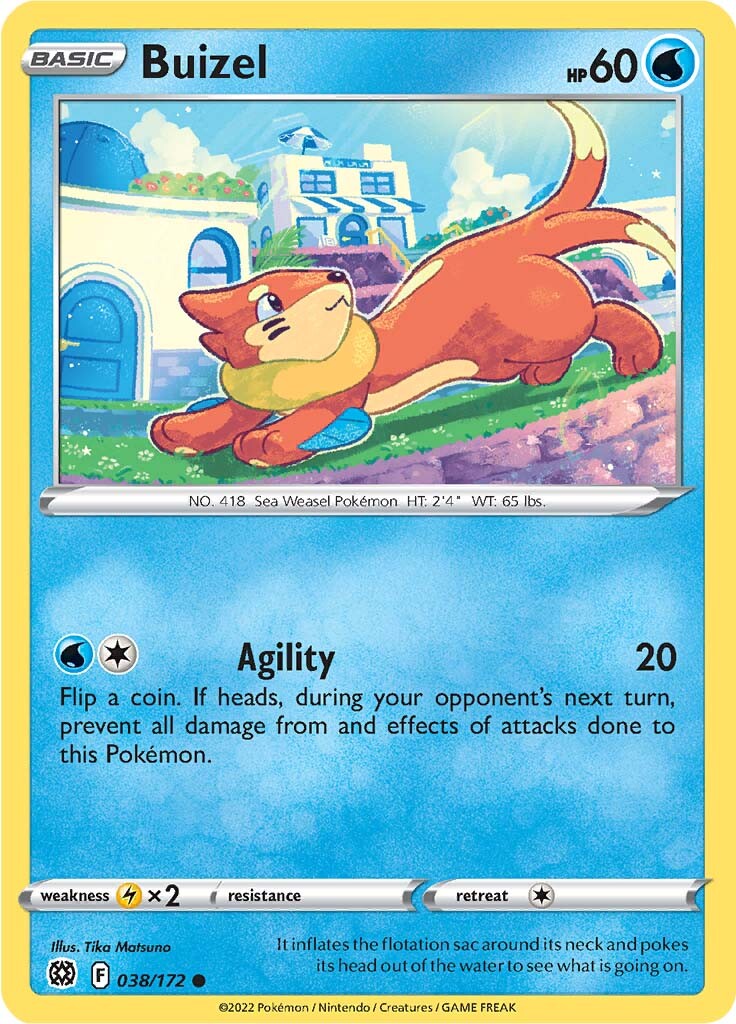 Buizel (038/172) [Sword & Shield: Brilliant Stars] | Gear Gaming Bentonville