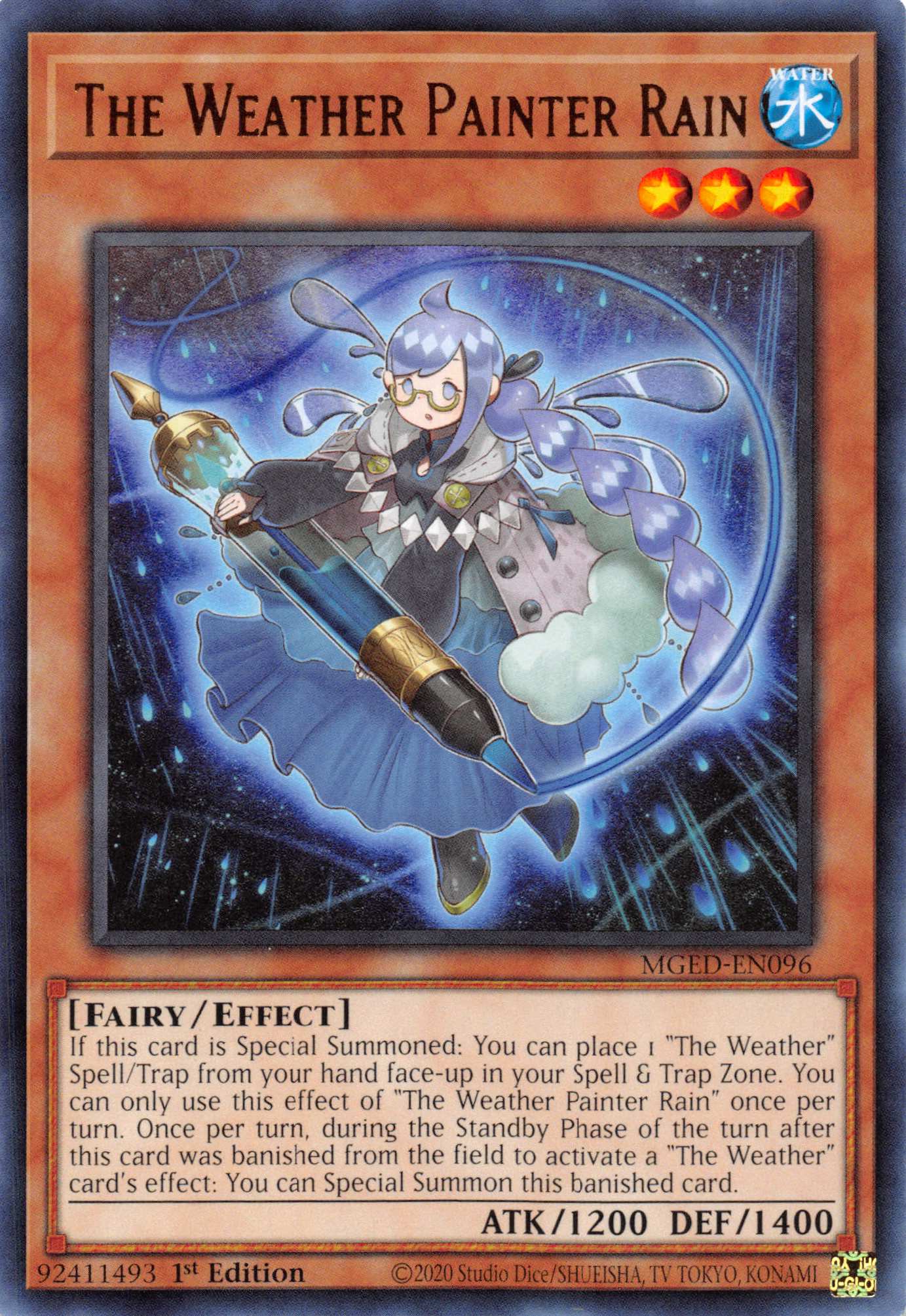 The Weather Painter Rain [MGED-EN096] Rare | Gear Gaming Bentonville