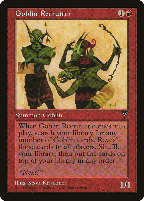 Goblin Recruiter [Visions] | Gear Gaming Bentonville