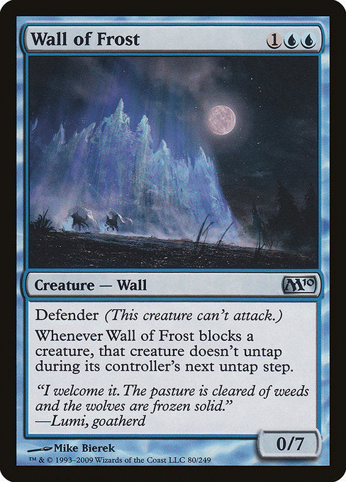 Wall of Frost [Magic 2010 (M10)] | Gear Gaming Bentonville