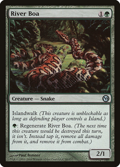 River Boa [Duels of the Planeswalkers] | Gear Gaming Bentonville