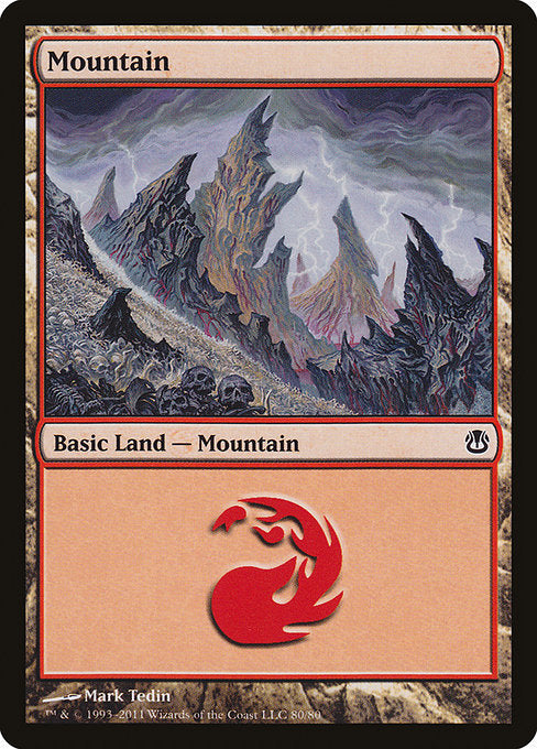 Mountain (80) [Duel Decks: Ajani vs. Nicol Bolas] | Gear Gaming Bentonville