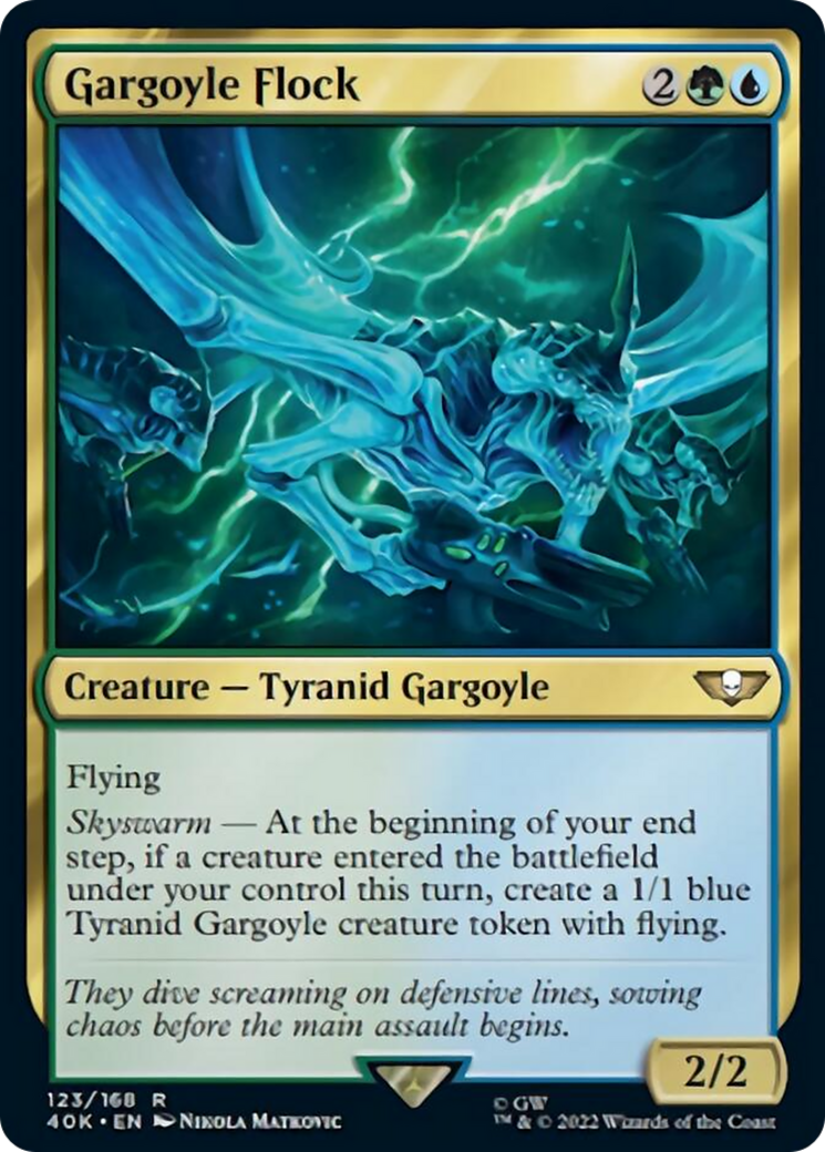 Gargoyle Flock (Surge Foil) [Universes Beyond: Warhammer 40,000] | Gear Gaming Bentonville