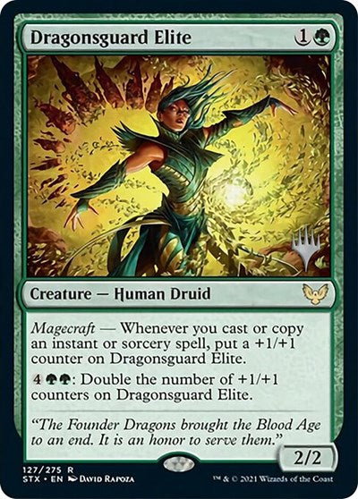 Dragonsguard Elite (Promo Pack) [Strixhaven: School of Mages Promos] | Gear Gaming Bentonville