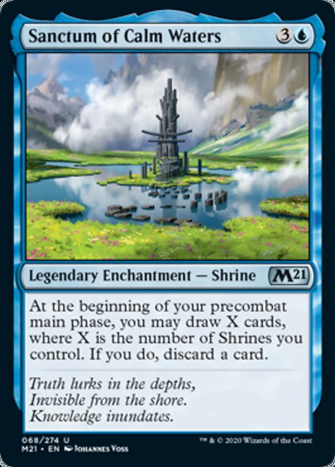 Sanctum of Calm Waters [Core Set 2021] | Gear Gaming Bentonville