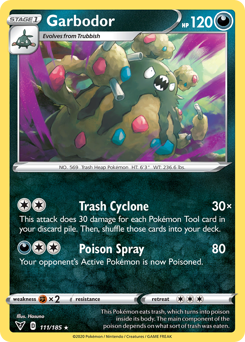 Garbodor (111/185) [Sword & Shield: Vivid Voltage] | Gear Gaming Bentonville