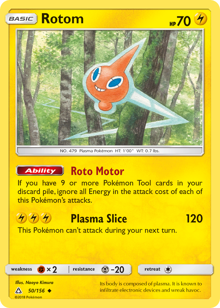 Rotom (50/156) [Sun & Moon: Ultra Prism] | Gear Gaming Bentonville