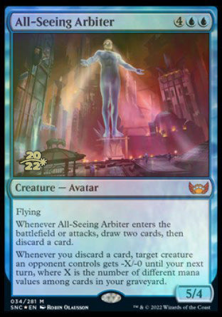 All-Seeing Arbiter [Streets of New Capenna Prerelease Promos] | Gear Gaming Bentonville