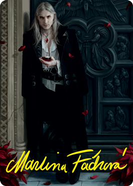 Sorin the Mirthless 1 Art Card (Gold-Stamped Signature) [Innistrad: Crimson Vow Art Series] | Gear Gaming Bentonville