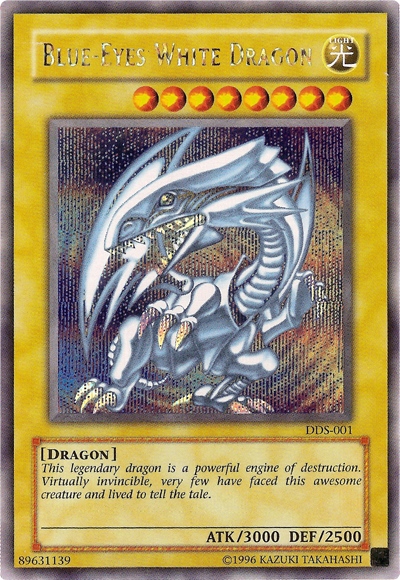 Blue-Eyes White Dragon (Dark Duel Stories) [DDS-001] Secret Rare | Gear Gaming Bentonville